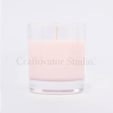 30cl Clear Pink Luxury Scented Candle